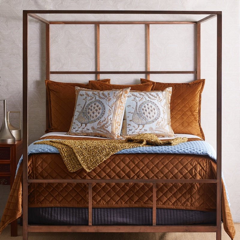 Amber Velvet Coverlet Set by Ann Gish at Fig Linens and Home