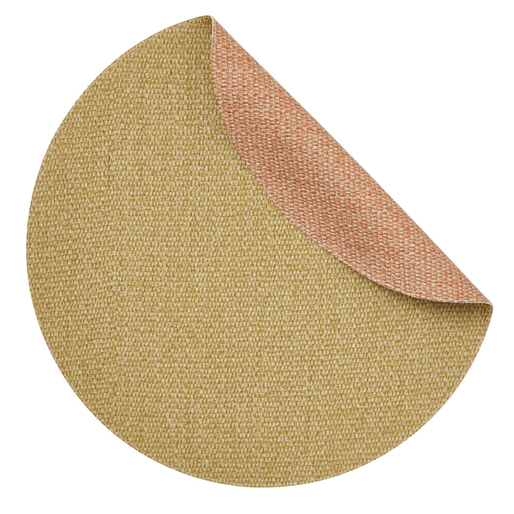 Remy Salmon & Mustard Placemat Detail 3 | Mode Living at Fig Linens and Home
