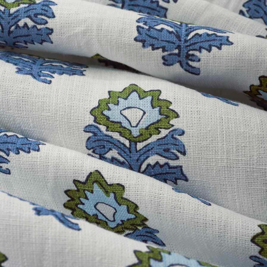 Ryan Studio Shankar Pistachio Decorative Pillow | Swatch of S. Harris Fabric at Fig Linens & Home 1