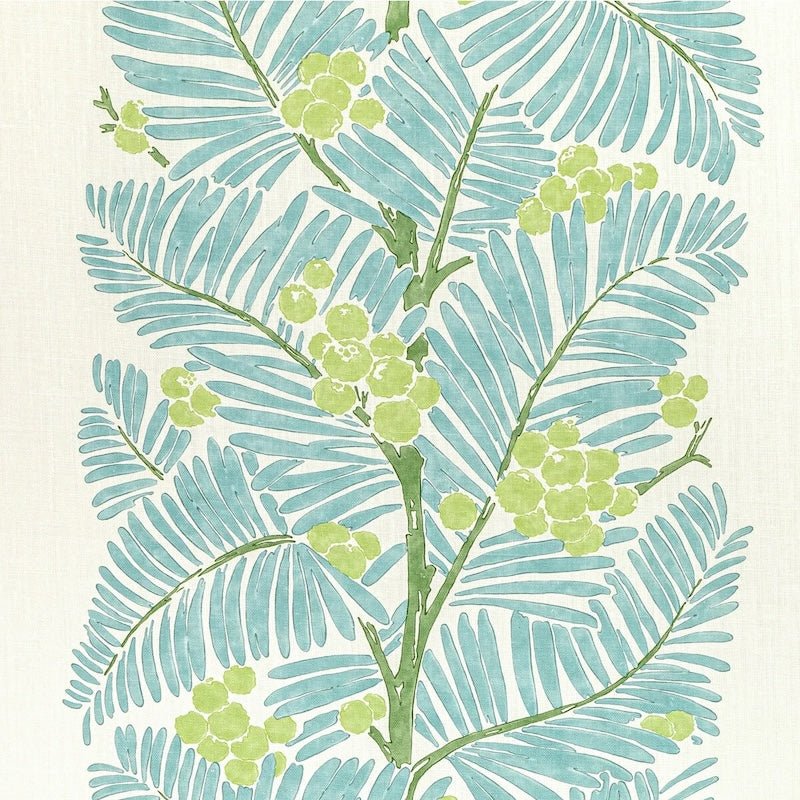 Swatch of Bruschwig & Fils fabric used for Ryan Studio Palmar Lake Throw Pillow