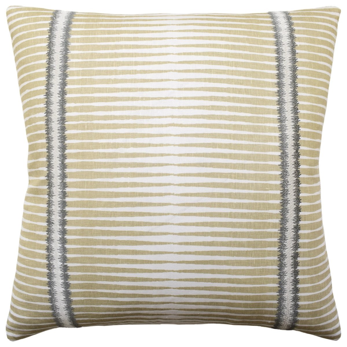 Throw Pillow - Frenzy Stripe Tumbleweed Decorative Pillow - Ryan Studio from Stroheim Fabrics