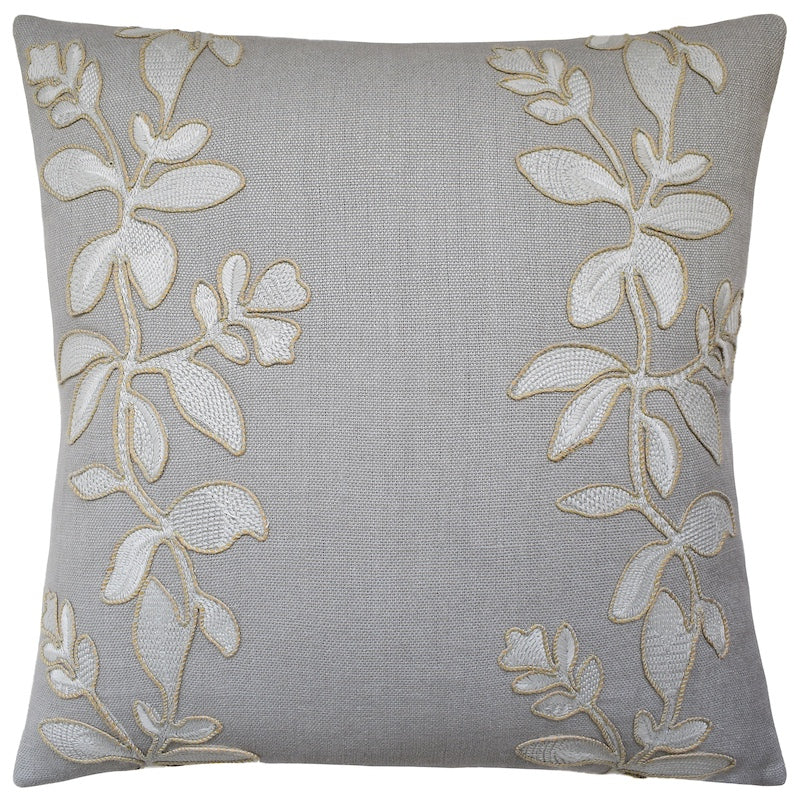 Ginger Flower Feather Decorative Pillow | Ryan Studio Throw Pillows from Barbara Barry Ojai Fabric