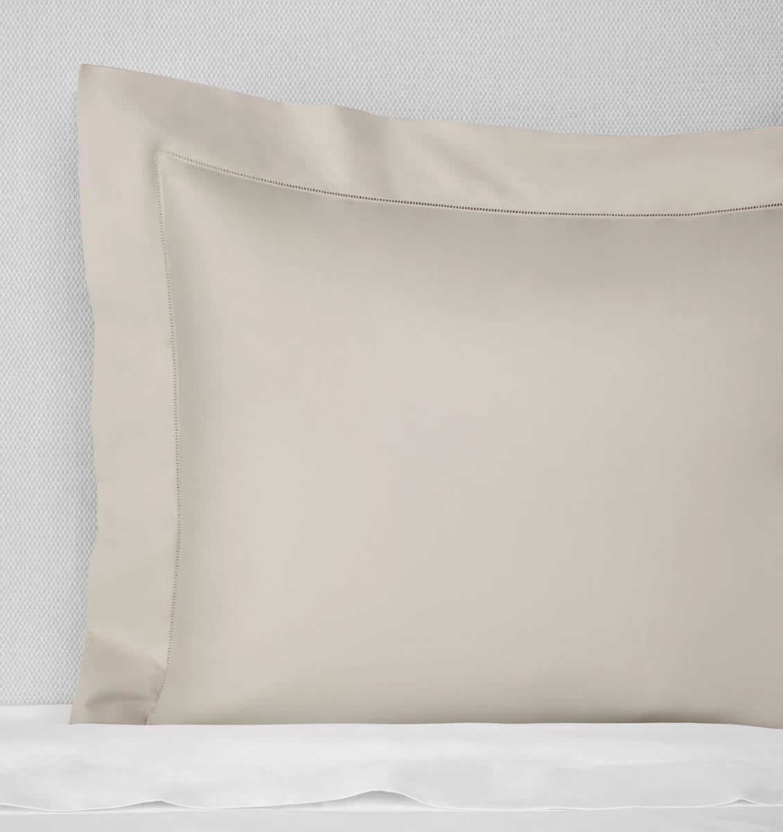 Giotto Bone King Sham 21X36 | Sferra at Fig Linens and Home