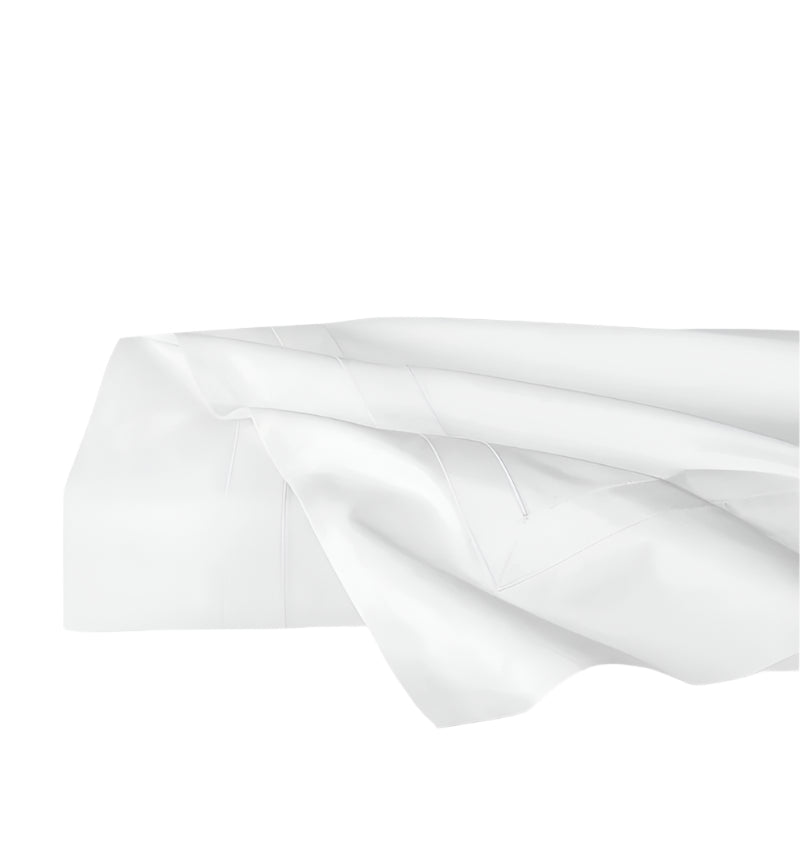 Flat Sheet - Sferra Estate Bedding in White and White at Fig Linens and Home