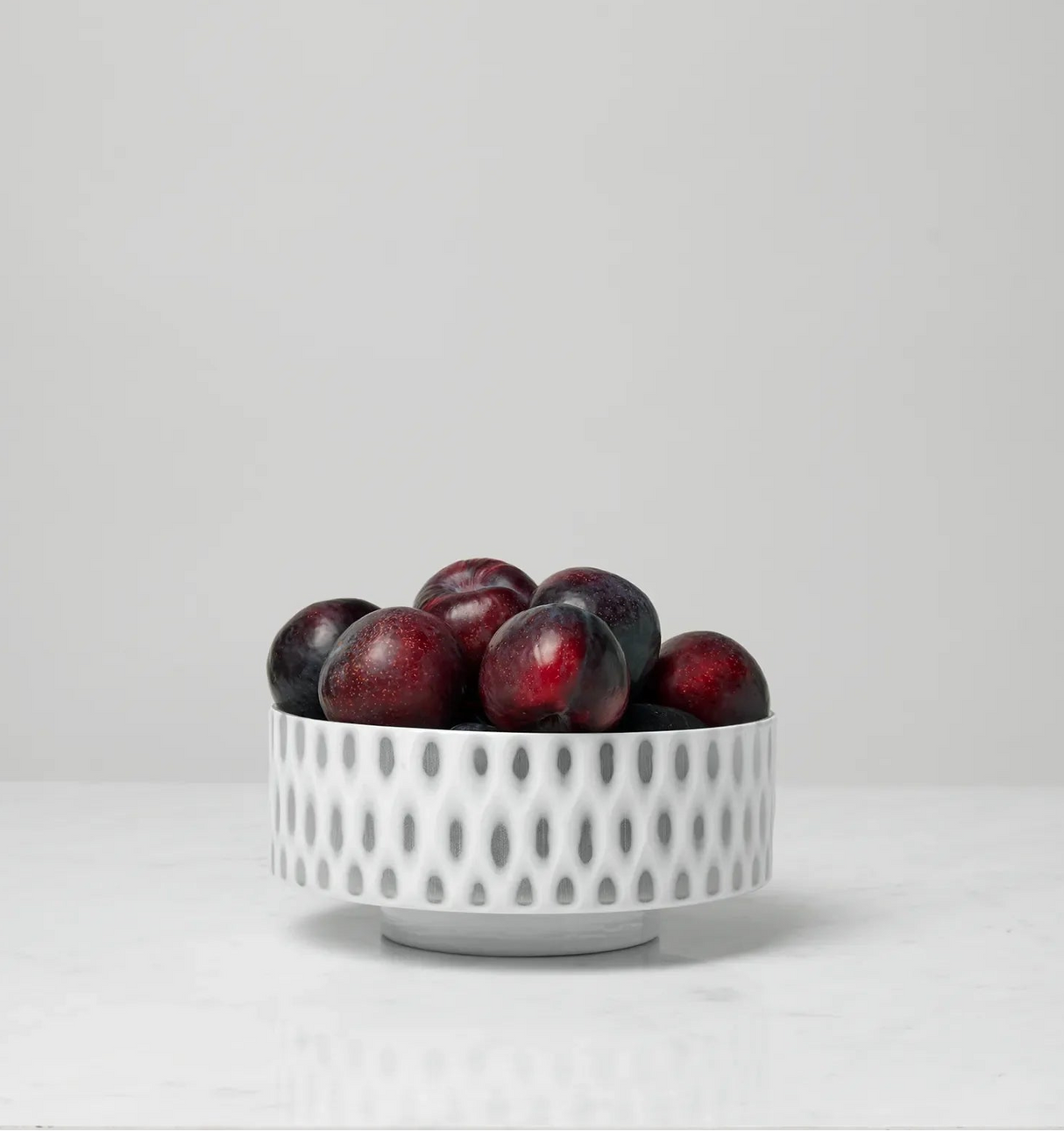 Alveare Bowl by Sferra Linens in White at Fig Linens and Home - 4