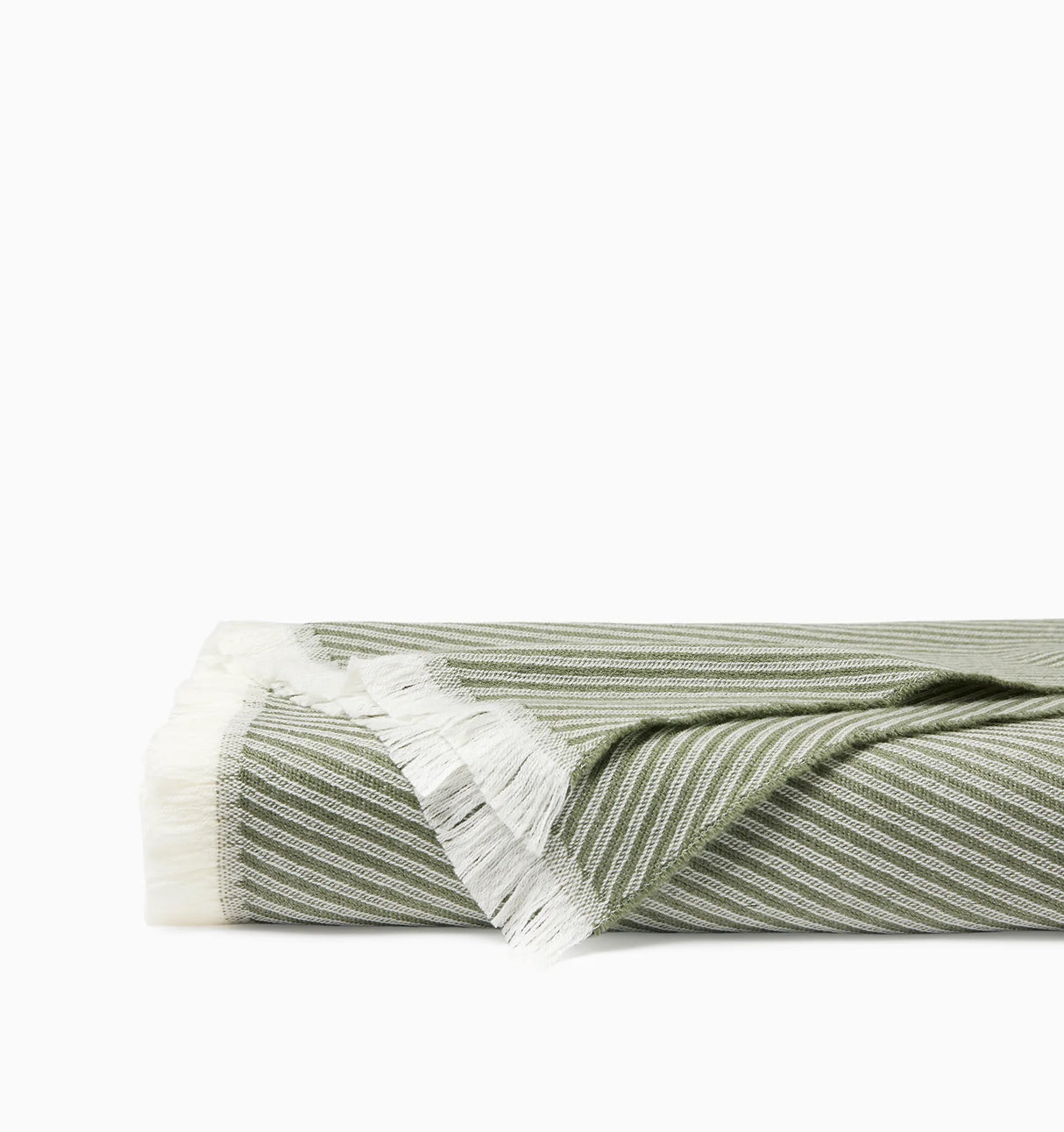 Taormina Throw by Sferra Linens in Sage at Fig Linens and Home - 1