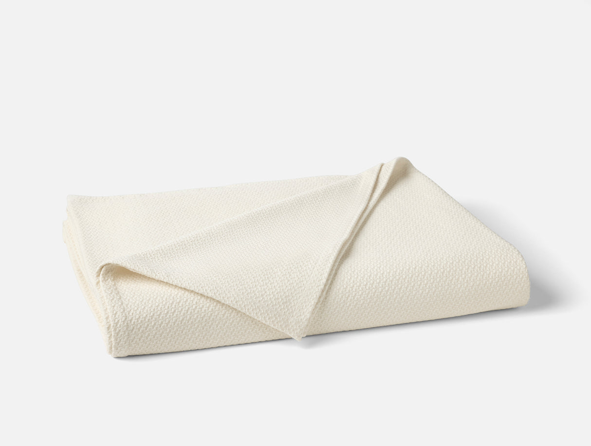 Blanket - Coyuchi Classic Organic Cotton Undyed Blankets at Fig Linens and Home