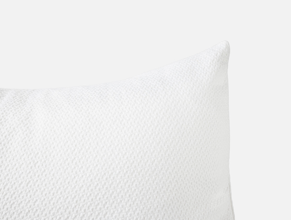 Euro Square Sham - Coyuchi Classic Organic Cotton Alpine White Blankets at Fig Linens and Home 2
