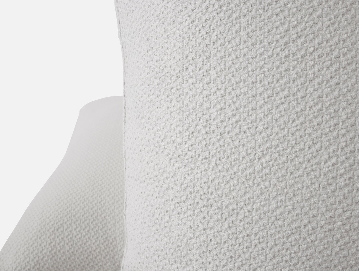 Euro Square Sham - Coyuchi Classic Organic Cotton Cloud Gray Blankets at Fig Linens and Home 2