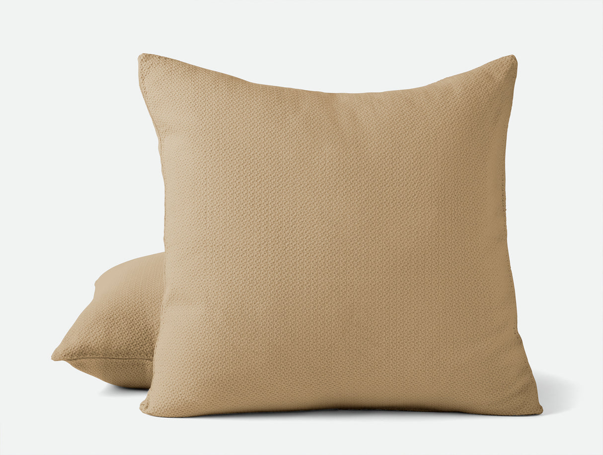 Euro Square Sham - Coyuchi Classic Organic Cotton Fawn Blankets at Fig Linens and Home