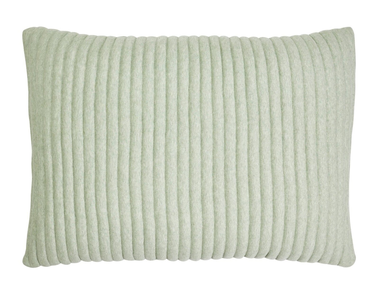 Charlton Cotton Jersey Channel Quilt Shams by Orchids Lux Home - Green Standard Sham