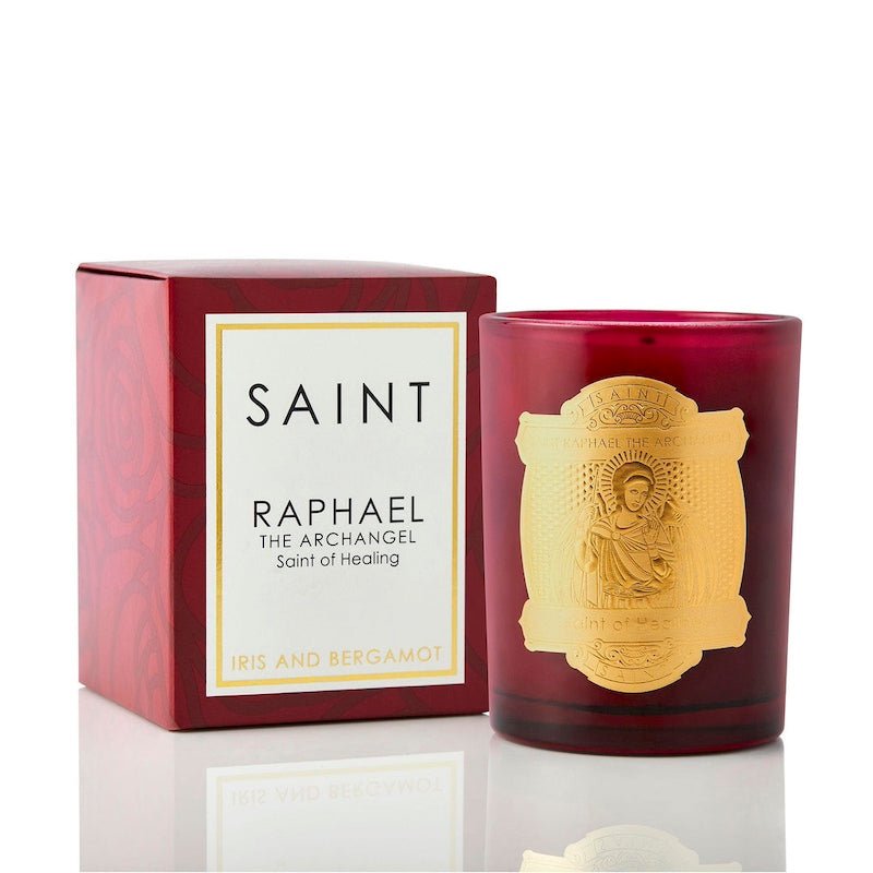 Saint Raphael the Archangel of Healing - Special Edition Iris, Bergamot, Vanilla - SAINT CANDLES