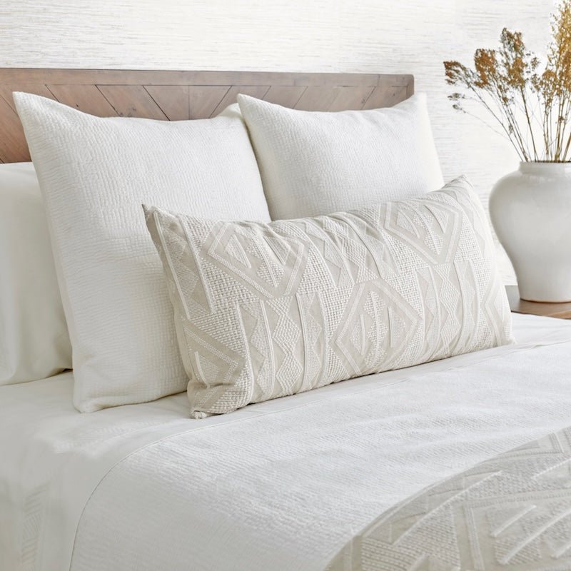 Ann Gish Savannah Coverlet Set Bone by Ann Gish - King Coverlet Set 110x97 Bone at FIG LINENS AND HOME - 2