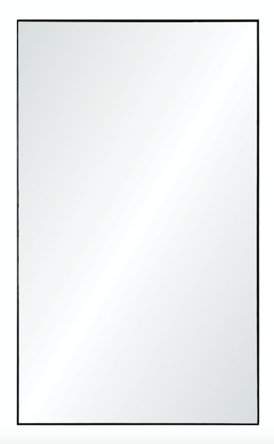 Black Nickel Wall Mirror - Large Wall Mirror | Fig Linens