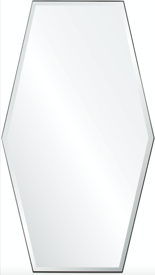 Contemporary mirrors by mirror image home - Polished Stainless Steel Hexagon Mirror | Fig Linens