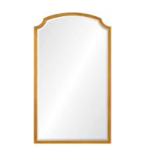 Mirror Home Elyses Distressed Gold Mirror by Barclay Butera - Wall Mirror - 24" x 40” at FIG LINENS AND HOME - 1