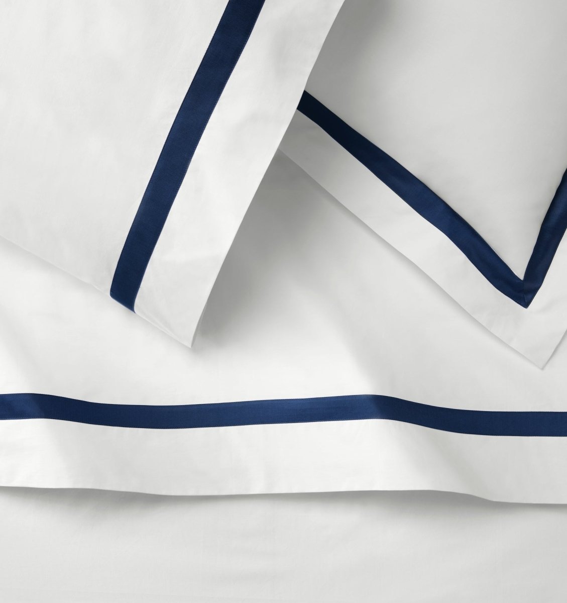 Sferra Estate Bedding in Navy Blue at Fig Linens and Home
