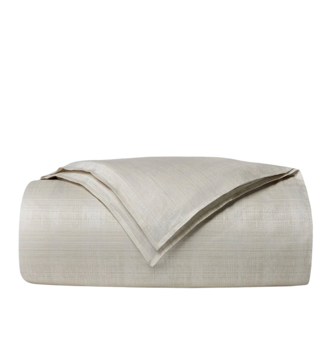 Duvet Cover - Sferra Linens Gianna Beige Cotton Bedding at Fig Linens and Home