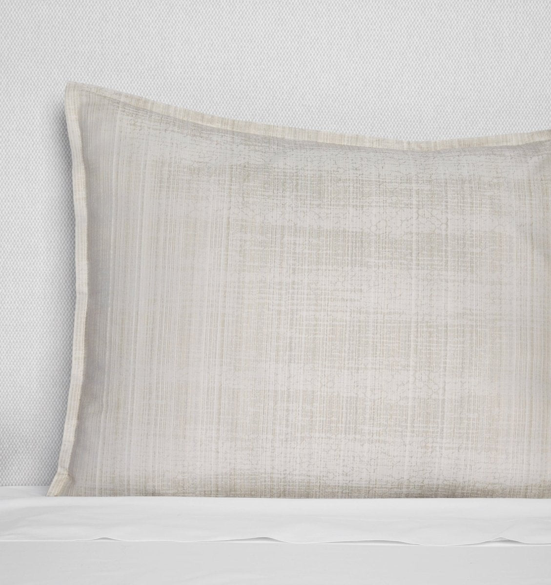 Pillow Sham - Sferra Linens Gianna Beige Cotton Bedding at Fig Linens and Home 2