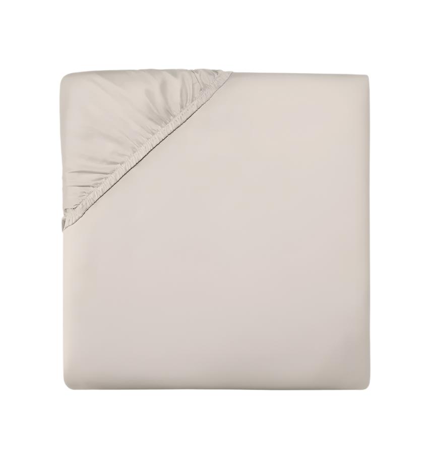 Sferra Giotto Bone Bedding by Sferra - Queen Bottom Fitted 60X80X17 Bone at FIG LINENS AND HOME - 4