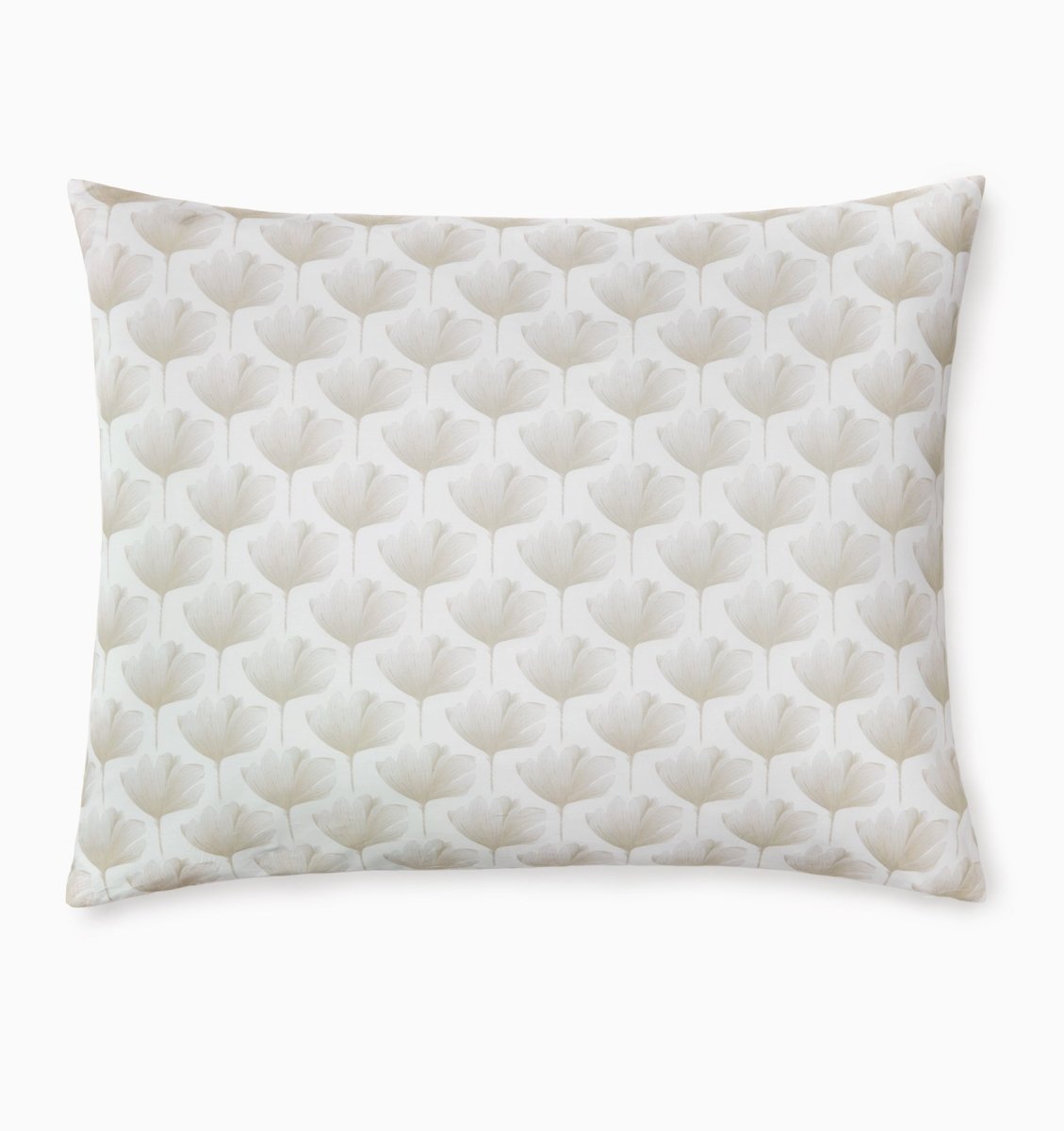 Pillow Sham Front - Sferra Edna Beige Bedding at Fig Linens and Home