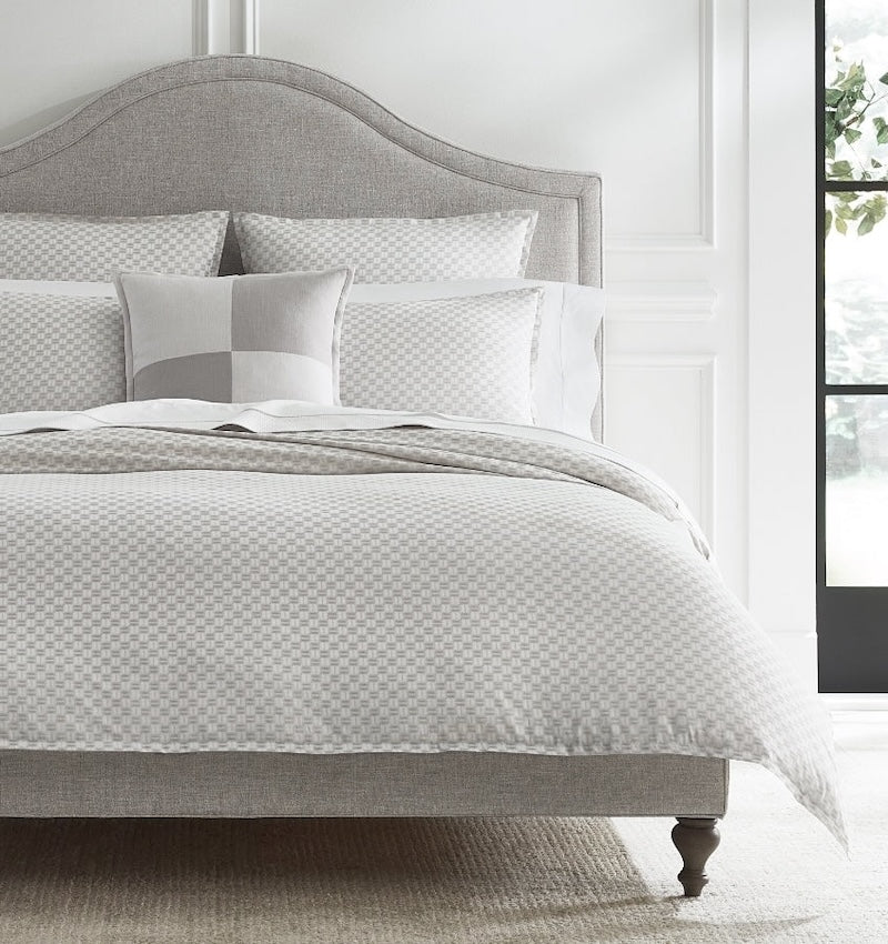 Sferra Duvet Cover and Shams - Macchia Lunar Bedding at Fig Linens and Home
