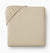 Fitted Sheet - Sferra Celeste Sand Percale Bedding at Fig Linens and Home