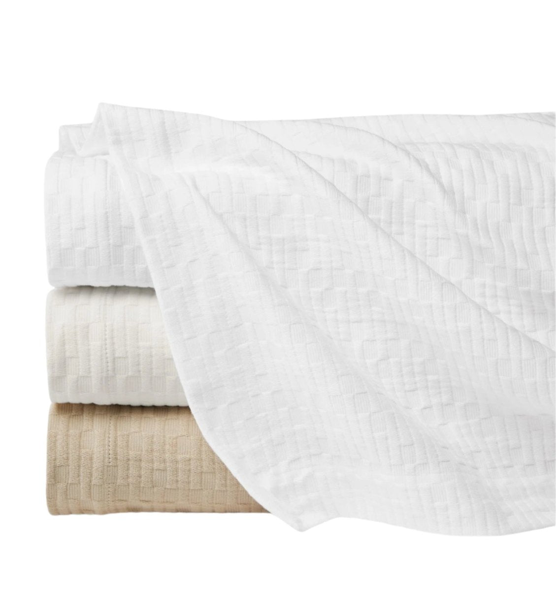 Matelasse Bedspreads - Sferra Lecce Coverlets at Fig Linens and Home