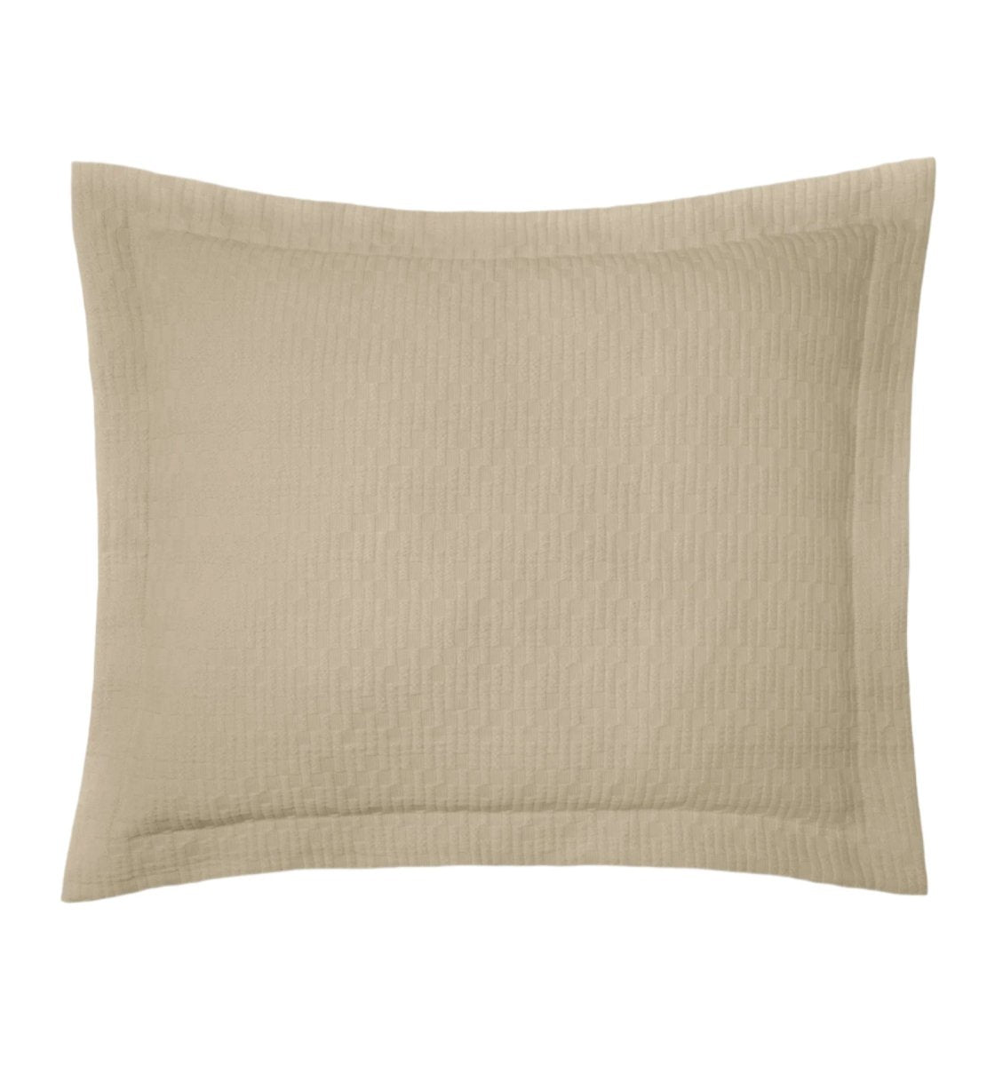 Sferra Matelasse Pillow Sham - Sand Lecce Bedding at Fig Linens and Home