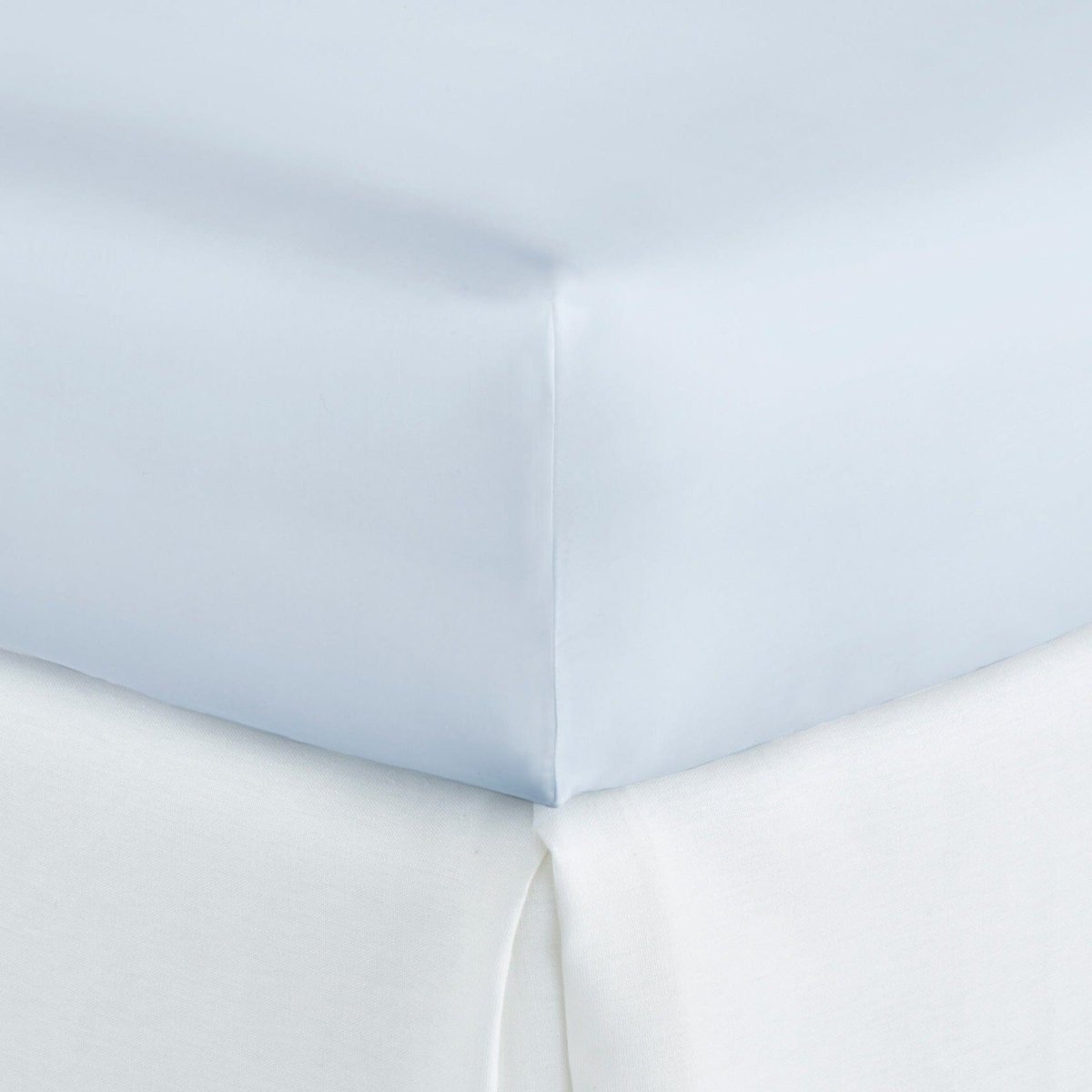 Fitted Sheet - Peacock Alley Soprano Barely Blue Bedding - Fig Linens and Home