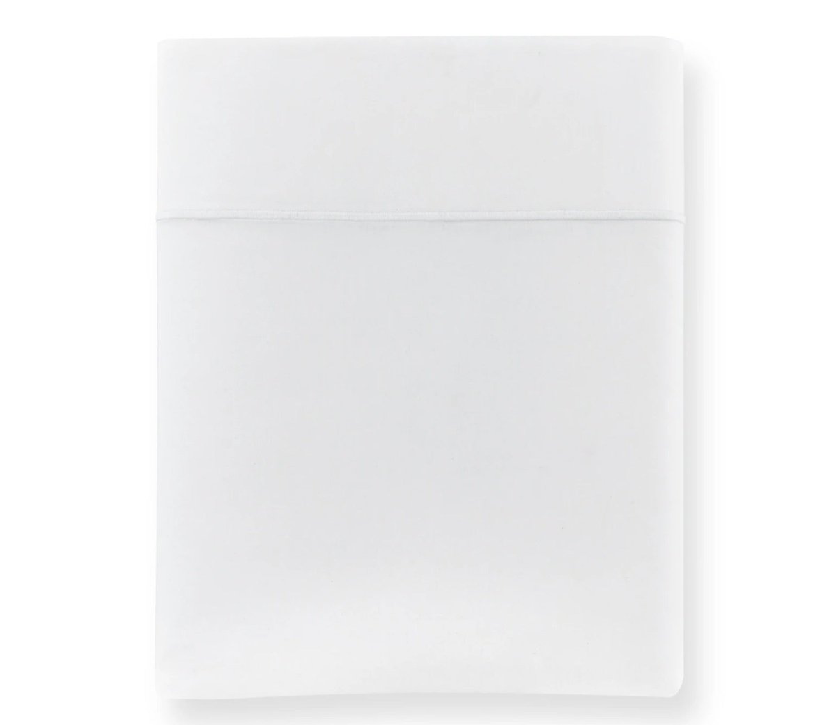 Peacock Alley Soprano White Flat Sheet from Fig Linens and Home