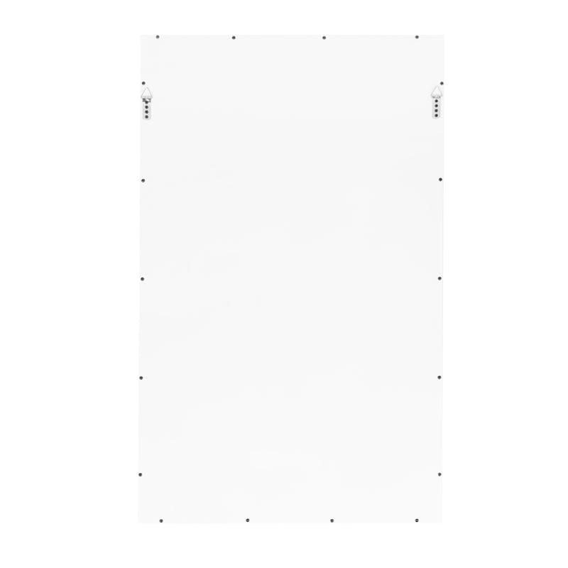 Worlds Away Tessa Bamboo Detail Mirror in White Lacquer by Worlds Away - 48"H x 29"W x 1.25"D White Lacquer at FIG LINENS AND HOME - 3