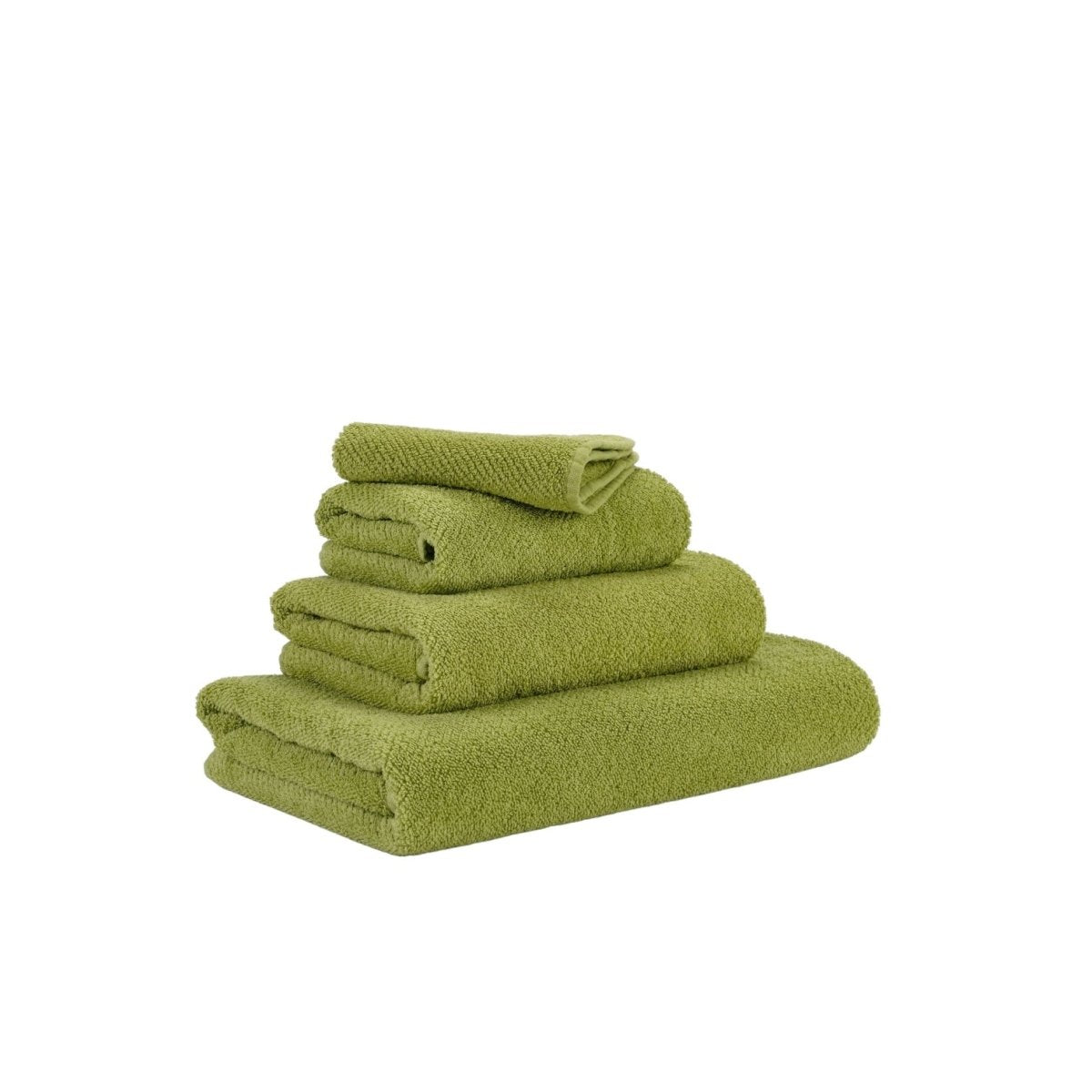 Abyss Twill Euro Hand Towel 21x39 Apple Green 165 - Fig Linens and Home - View 2