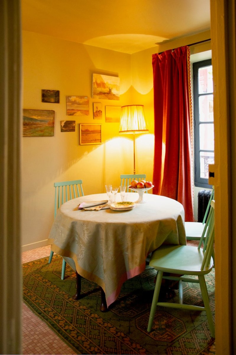 Table linen Sauge Fresque Yves Delorme Fresque 1 at Fig Linens and Home