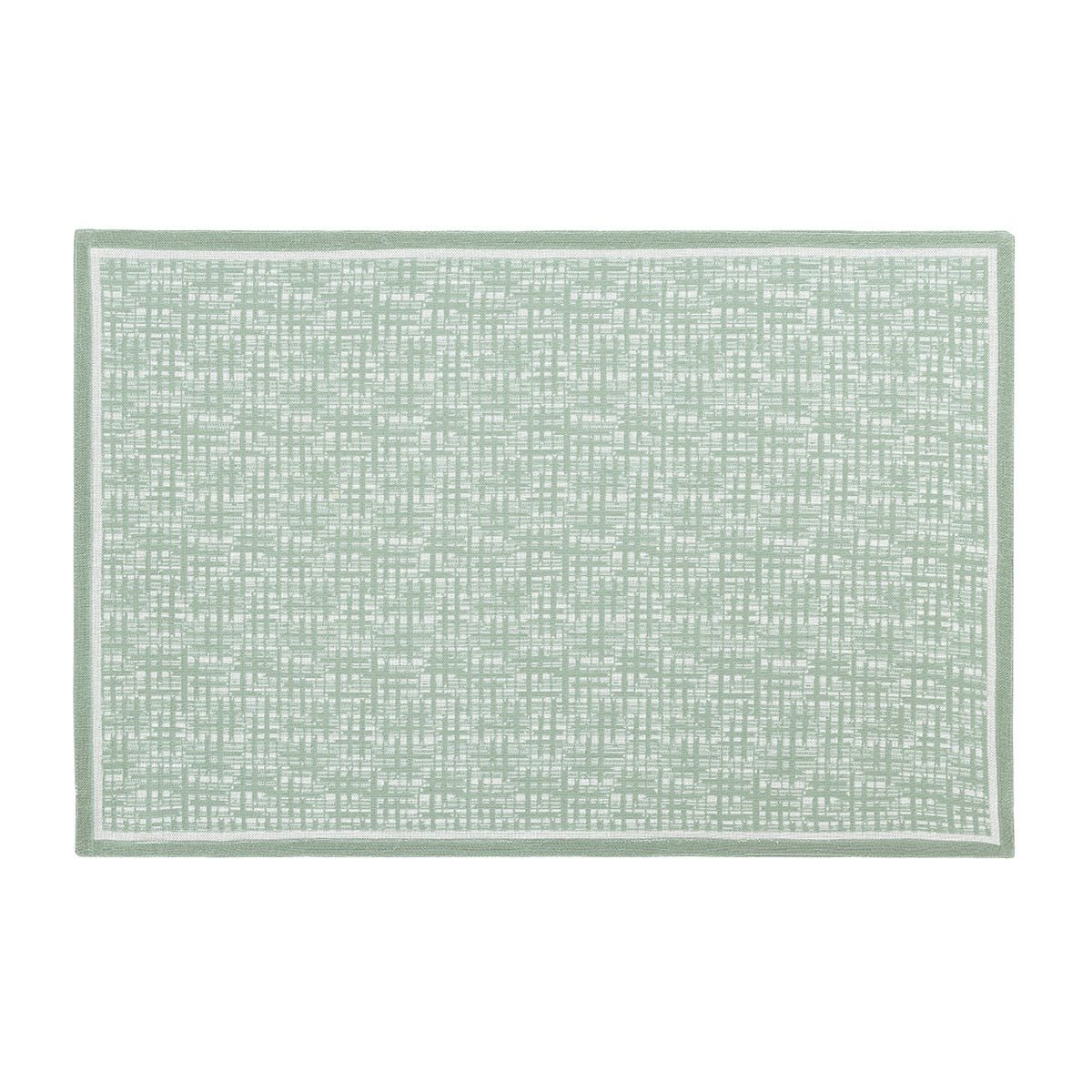 Wagara Green 20" x 14" Placemat by Le Jacquard Français - 9at Fig Linens and Home - 4