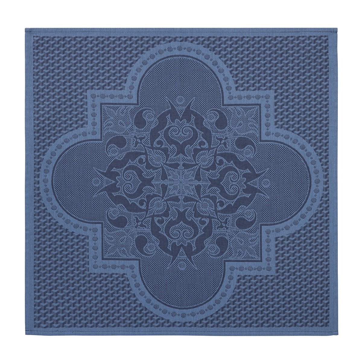 Palais Venitien Blue 23" x 23" Napkin by Le Jacquard Français - 9at Fig Linens and Home - 10