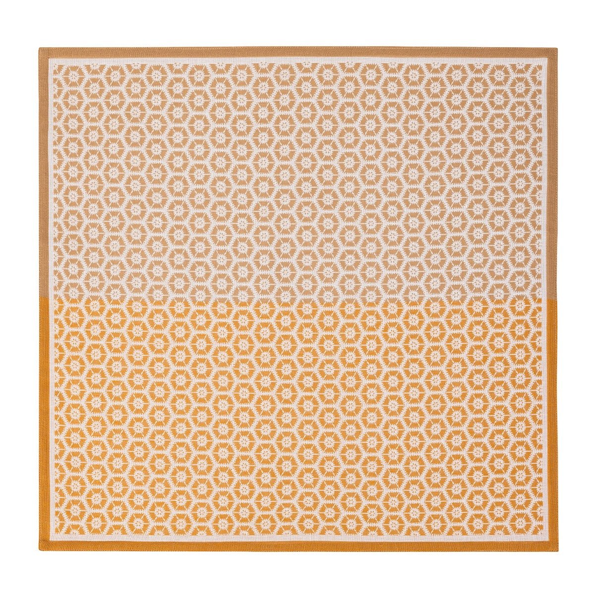 Wagara Beige 20" x 20" Napkin by Le Jacquard Français - 9at Fig Linens and Home - 8