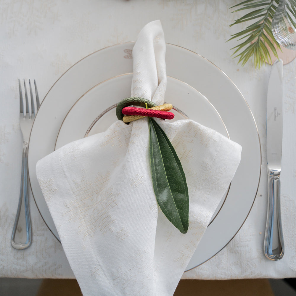 Telluride White Napkin | Mode Living at Fig Linens and Home