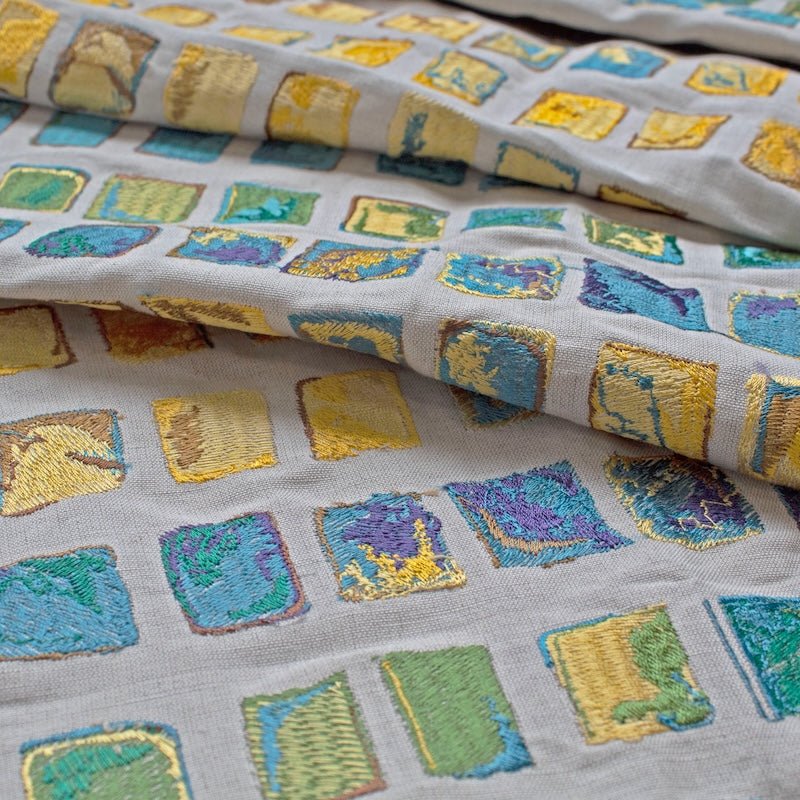 Close Up Tesserae Mosaic Throw | The Met x Ann Gish at Fig Linens and Home 3