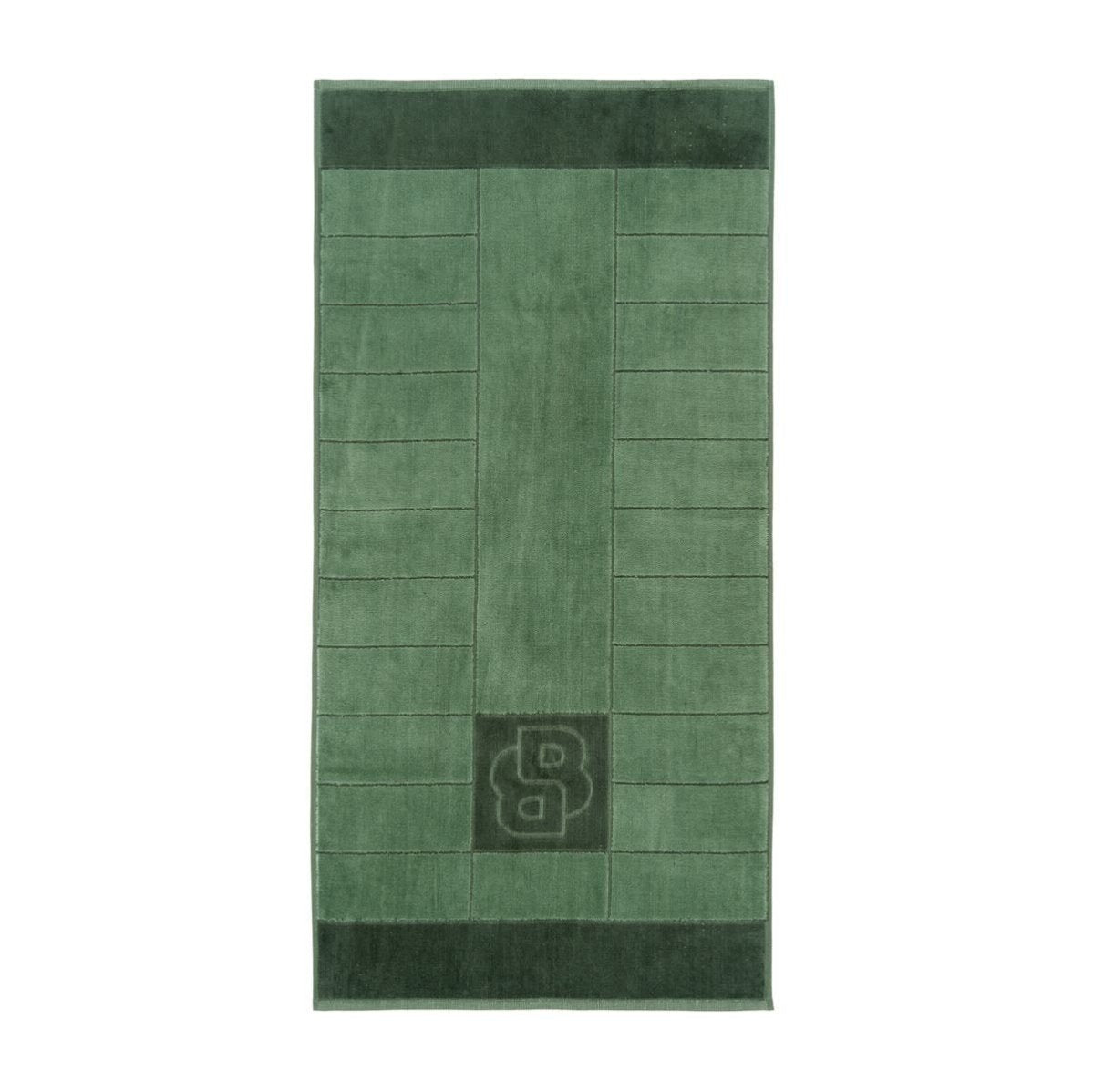Yves Delorme Hugo Boss Double B Cypres Bath Towels by Yves Delorme - Hand Towel 20 x 39 Double B Cypres at FIG LINENS AND HOME - 5