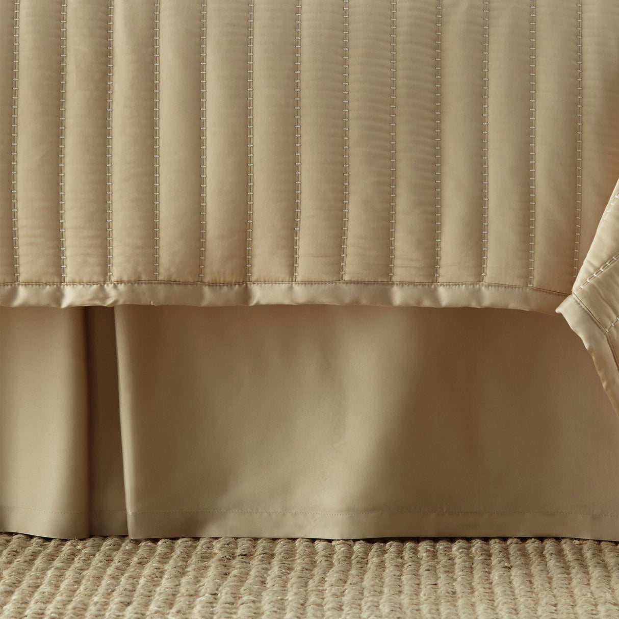 Bedskirt - Urban Bamboo Champagne Bedskirt by Lili Alessandra at Fig Linens and Home