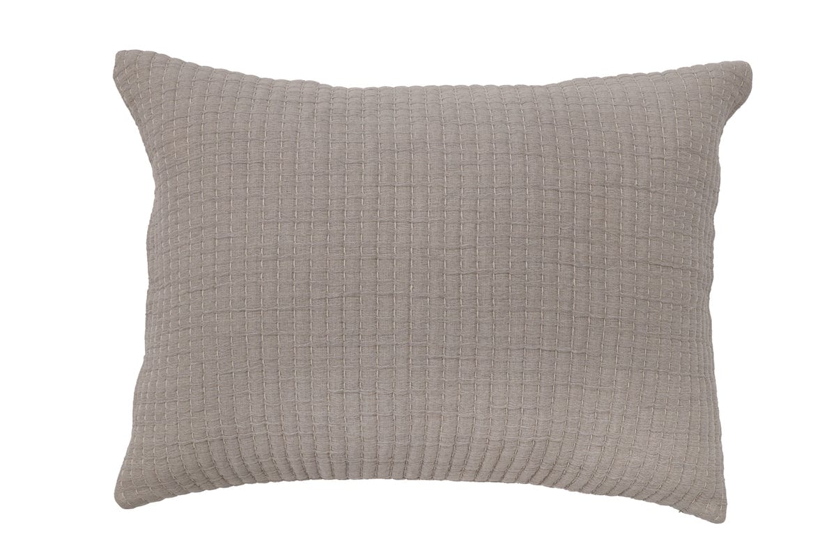 Vancouver Grey Big Pillow by Pom Pom at Home | Fig Linens and Home