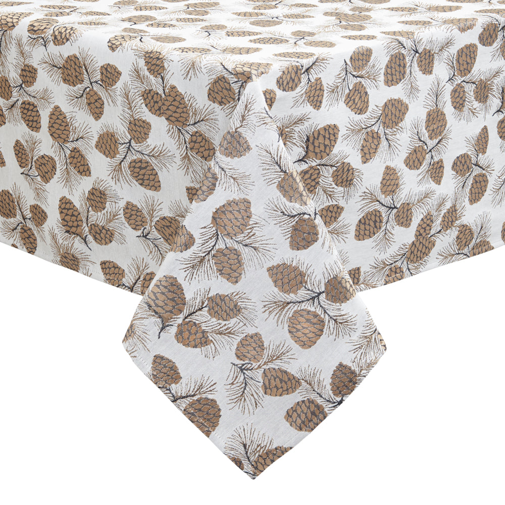 Verbier Bronze Tablecloth Detail 5 | Mode Living at Fig Linens and Home