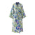 Front of Robe - Women's Kimono Bath Robe from Kenzo Paris - K Anemone Print from Yves Delorme