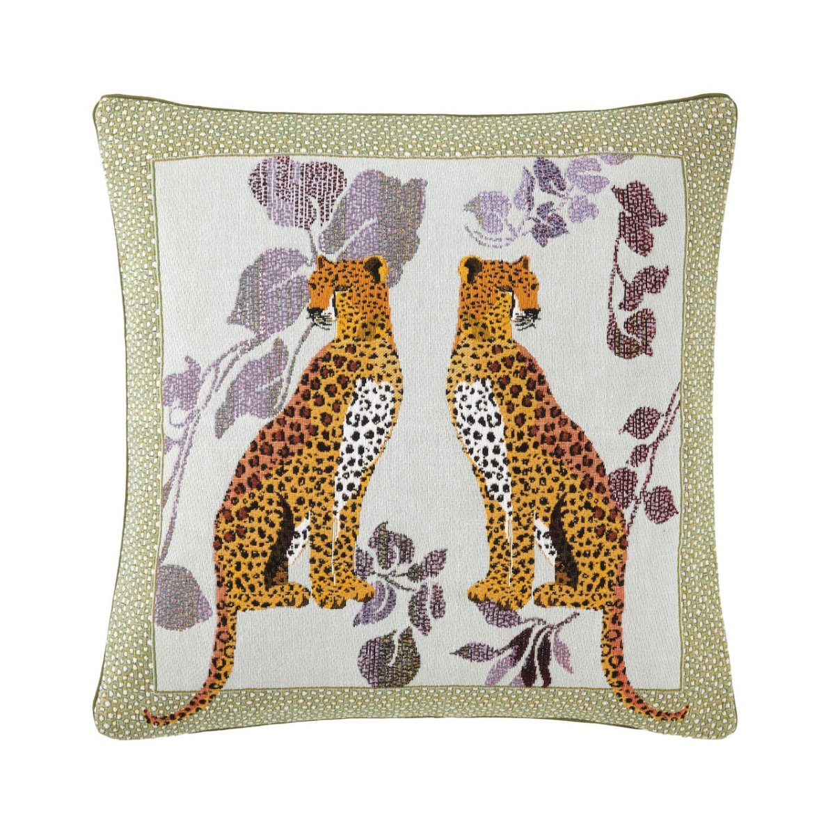 Yves Delorme Ophelia Perle II Decorative Pillow | Panther Throw Pillow at Fig Linens and Home