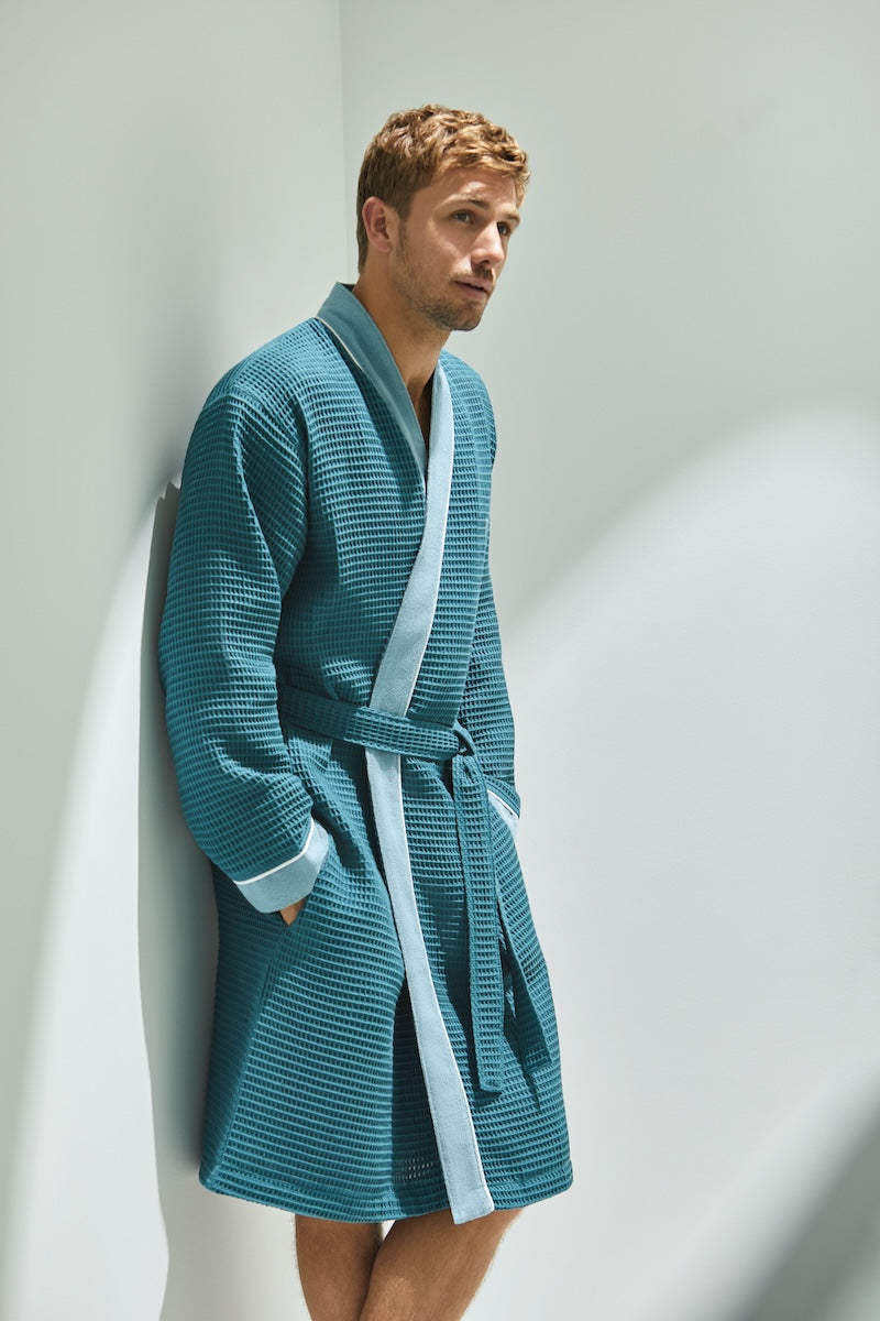 Therms Lake Unisex Robes by Hugo Boss Home - Fig Linens and Home - 2