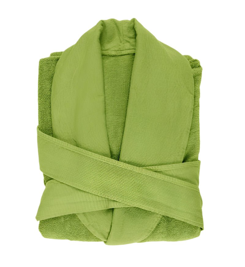 Abyss and Habidecor Amigo Robe Apple Green 165 Small at FIG LINENS AND HOME 5