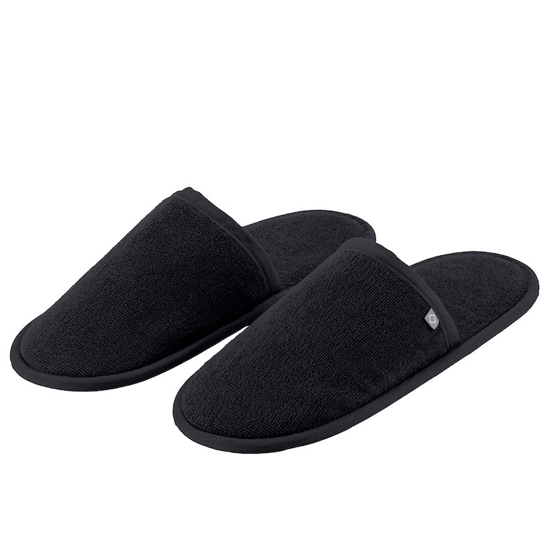 Amigo Slippers - Abyss Habidecor Clog-Style Slippers Black 990 - 2