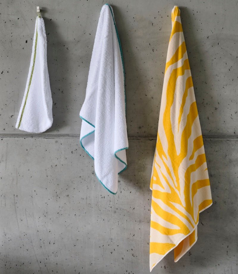 Abyss and Habidecor Surf Giza Cotton Hair Towels Hair Towel 10" x 26" Apple Green 165 at FIG LINENS AND HOME 2