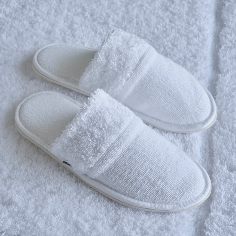 Abyss Habidecor Comfy Slippers Large - 40/43 Atlantic 309 at FIG LINENS AND HOME 1